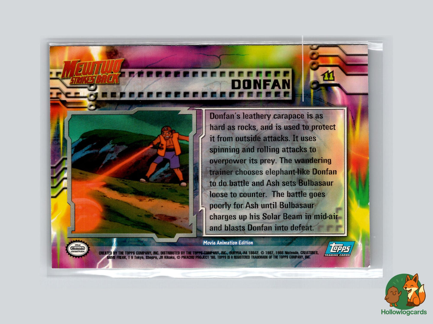Donfan (#11) - Topps Mewtwo Strikes Back - Error