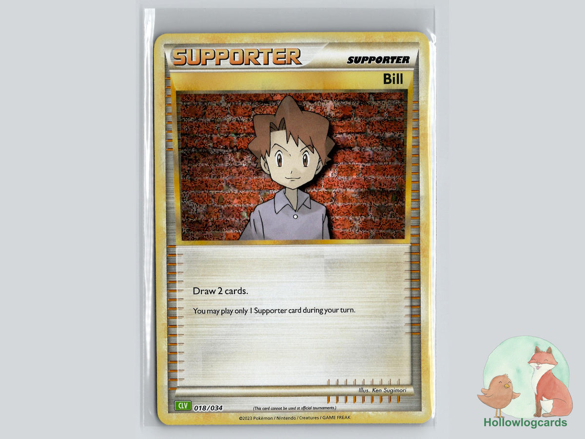 Bill (018/034) - Trading Card Game Classic Pokémon Card