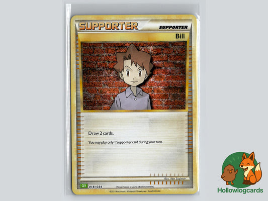 Bill (018/034) - Trading Card Game Classic Pokémon Card