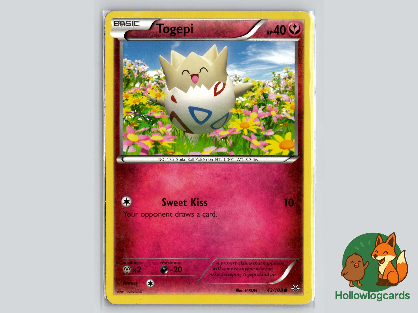 Togepi (43/108) - Roaring Skies Pokémon Card