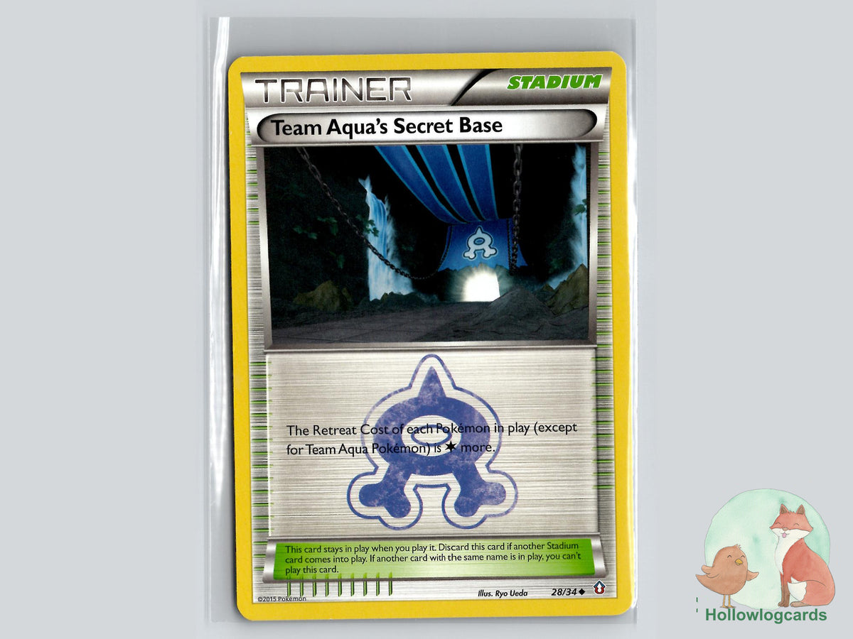 Team Aqua's Secret Base (28/34) - Double Crisis Pokémon Card