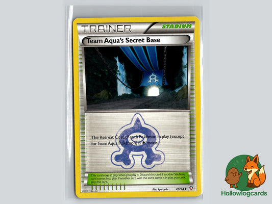 Team Aqua's Secret Base (28/34) - Double Crisis Pokémon Card