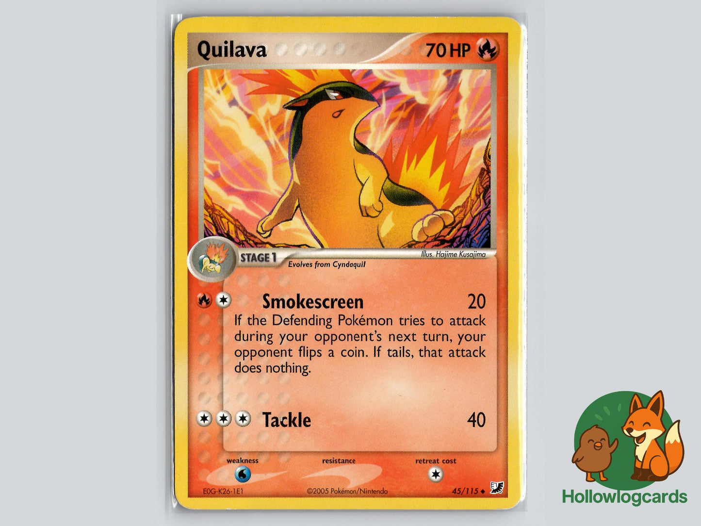 Quilava (45/115) - Unseen Forces Pokémon Card