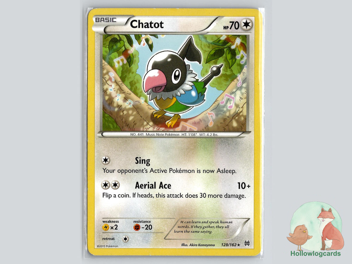 Chatot (128/162) - BREAKthrough Pokémon Card