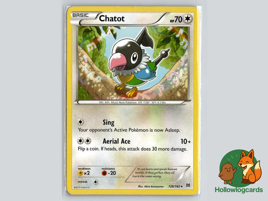 Chatot (128/162) - BREAKthrough Pokémon Card