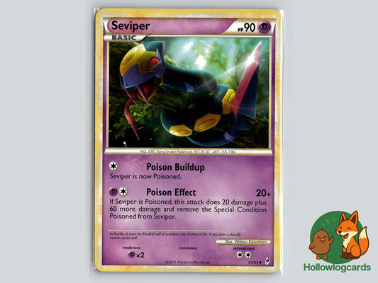 Seviper (51/95) - Call of Legends Pokémon Card