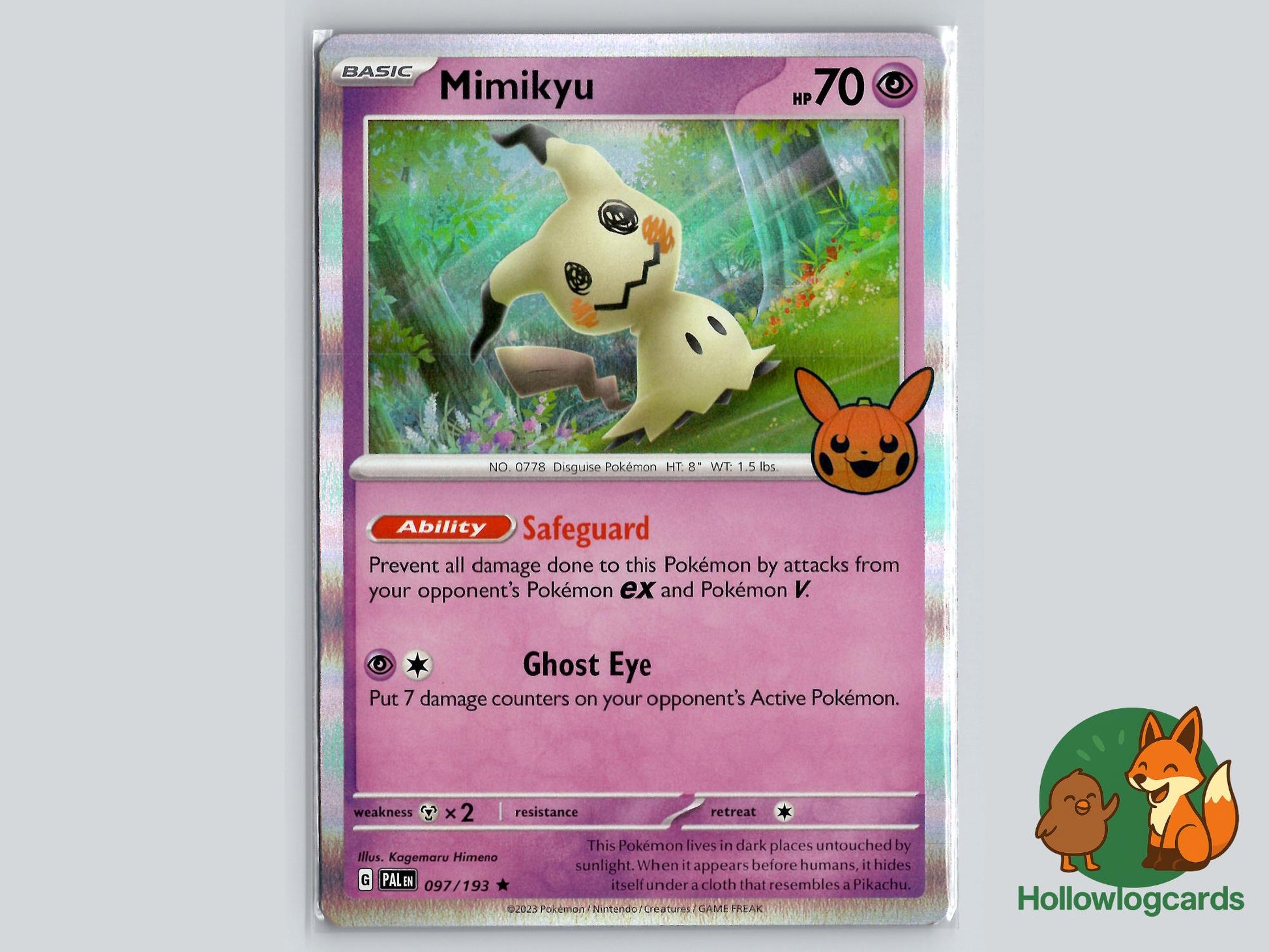 Mimikyu (037/091) - Trick or Trade BOOster Bundle 2024 Pokémon Card