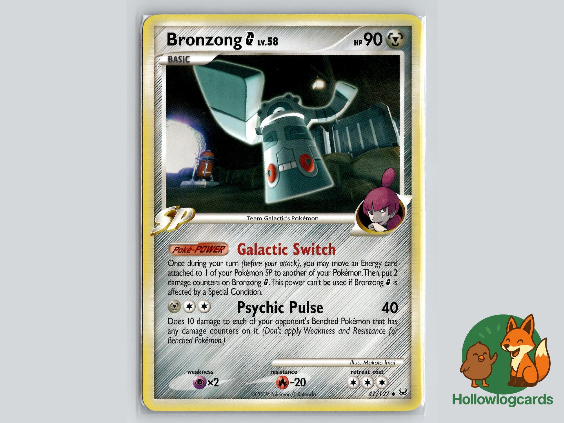 Bronzong G (41/127) - Platinum Pokémon Card