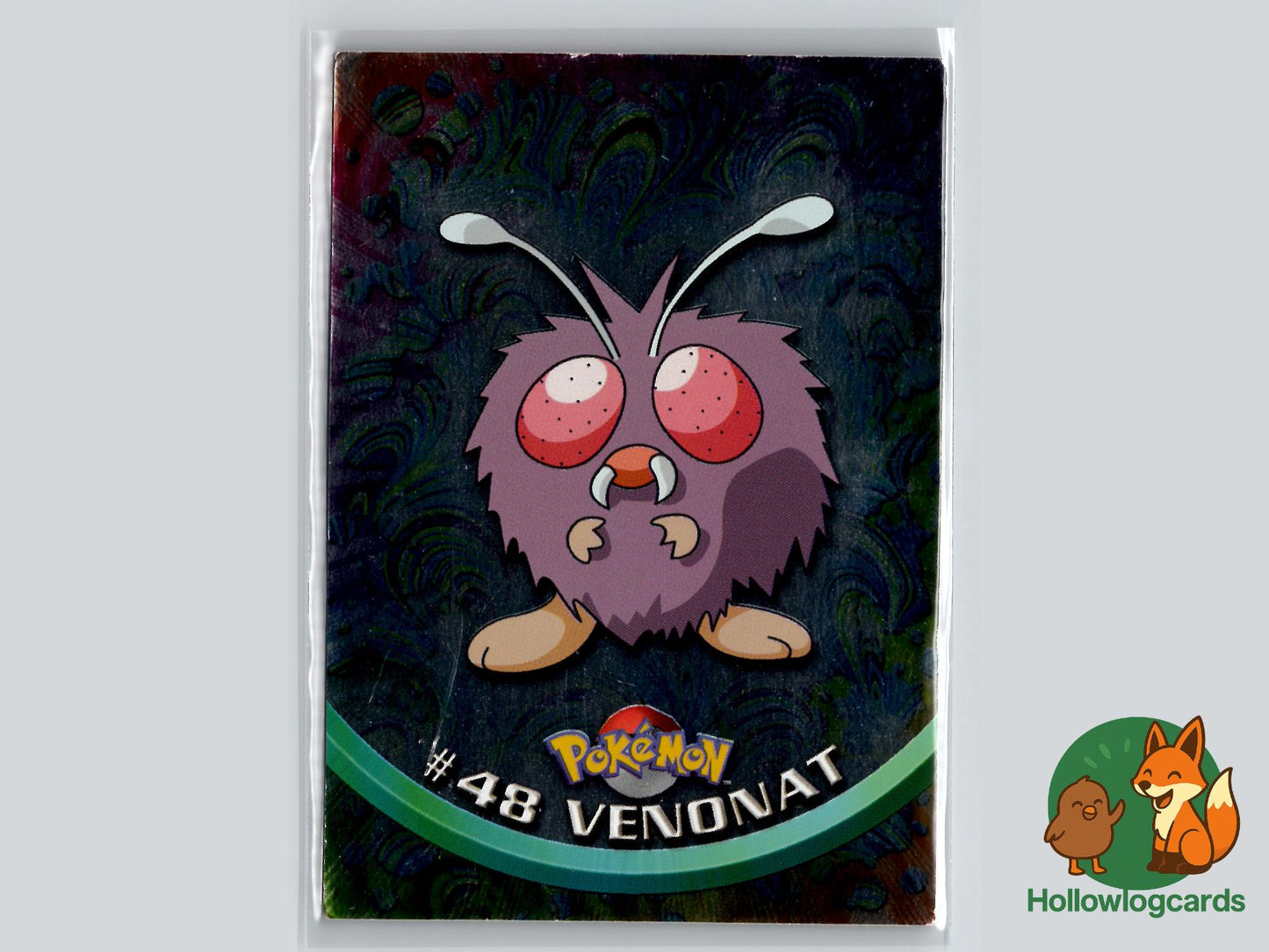Venonat - Topps Trading Cards Series 1 Pokémon Card