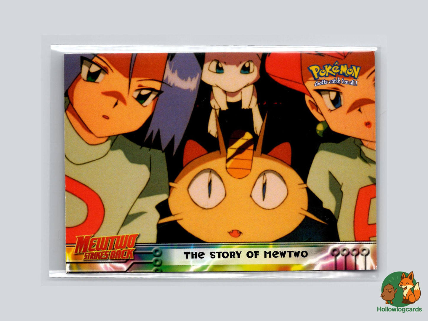 The Story Of Mewtwo [Mew] - Topps Mewtwo Strikes Back Trading Cards Pokémon Card