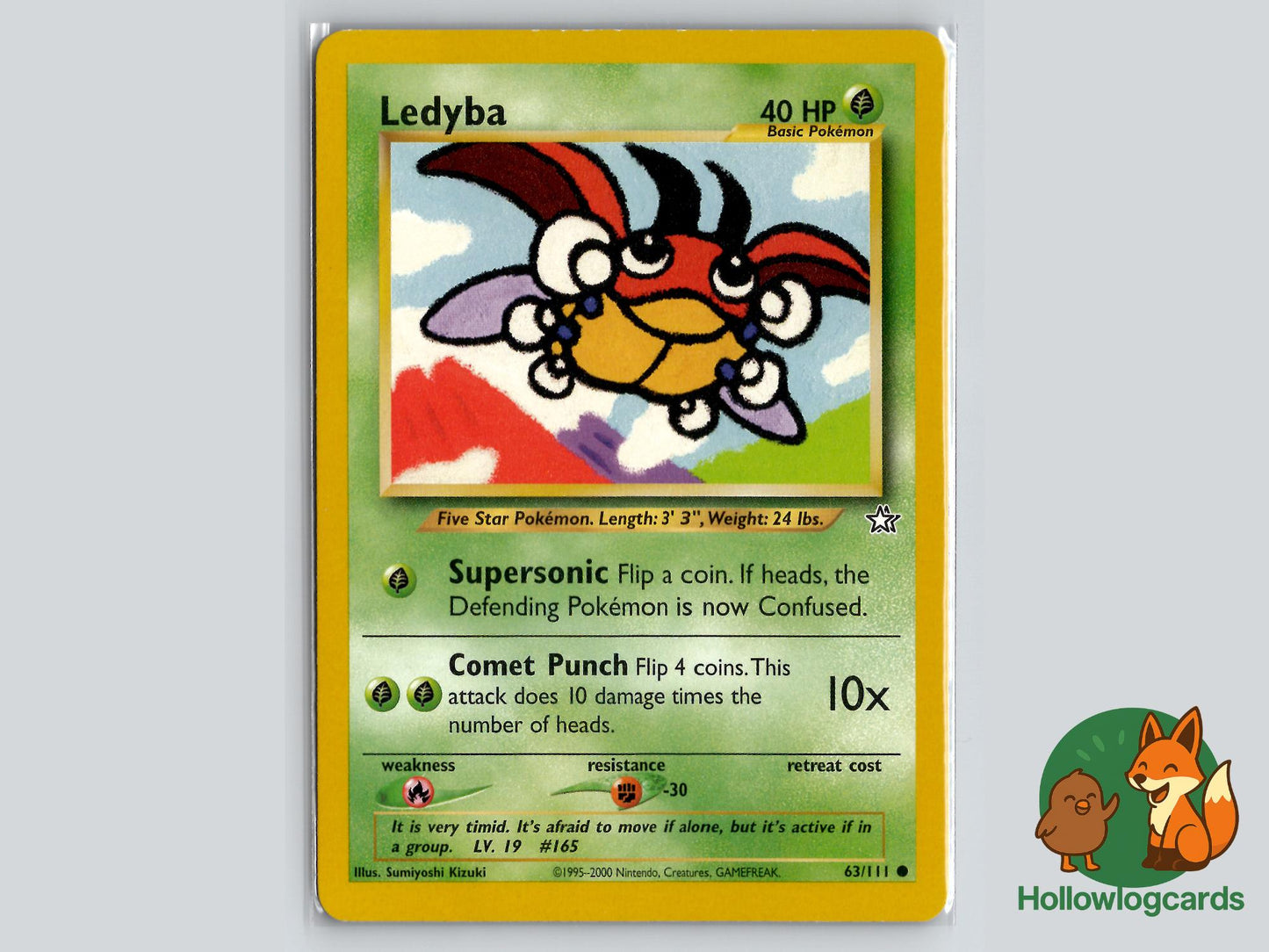 Ledyba (63/111) - Neo Genesis Pokémon Card