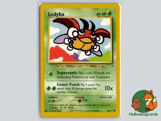 Ledyba (63/111) - Neo Genesis Pokémon Card