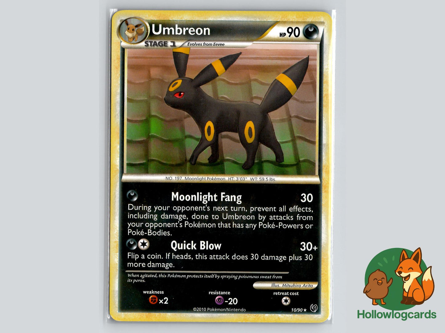 Umbreon (10/90) - Undaunted Pokémon Card
