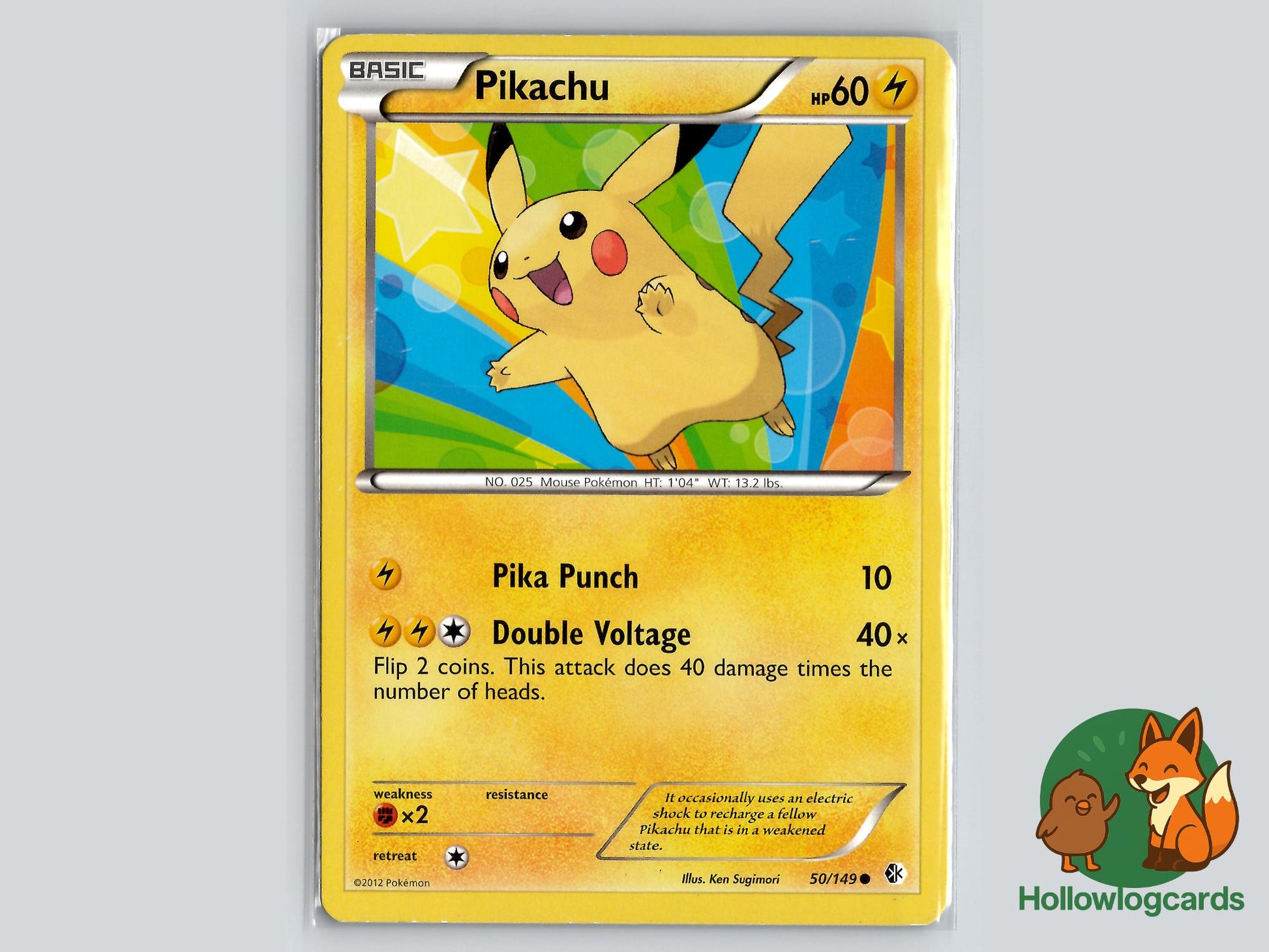 Pikachu (50/149) - Boundaries Crossed Pokémon Card
