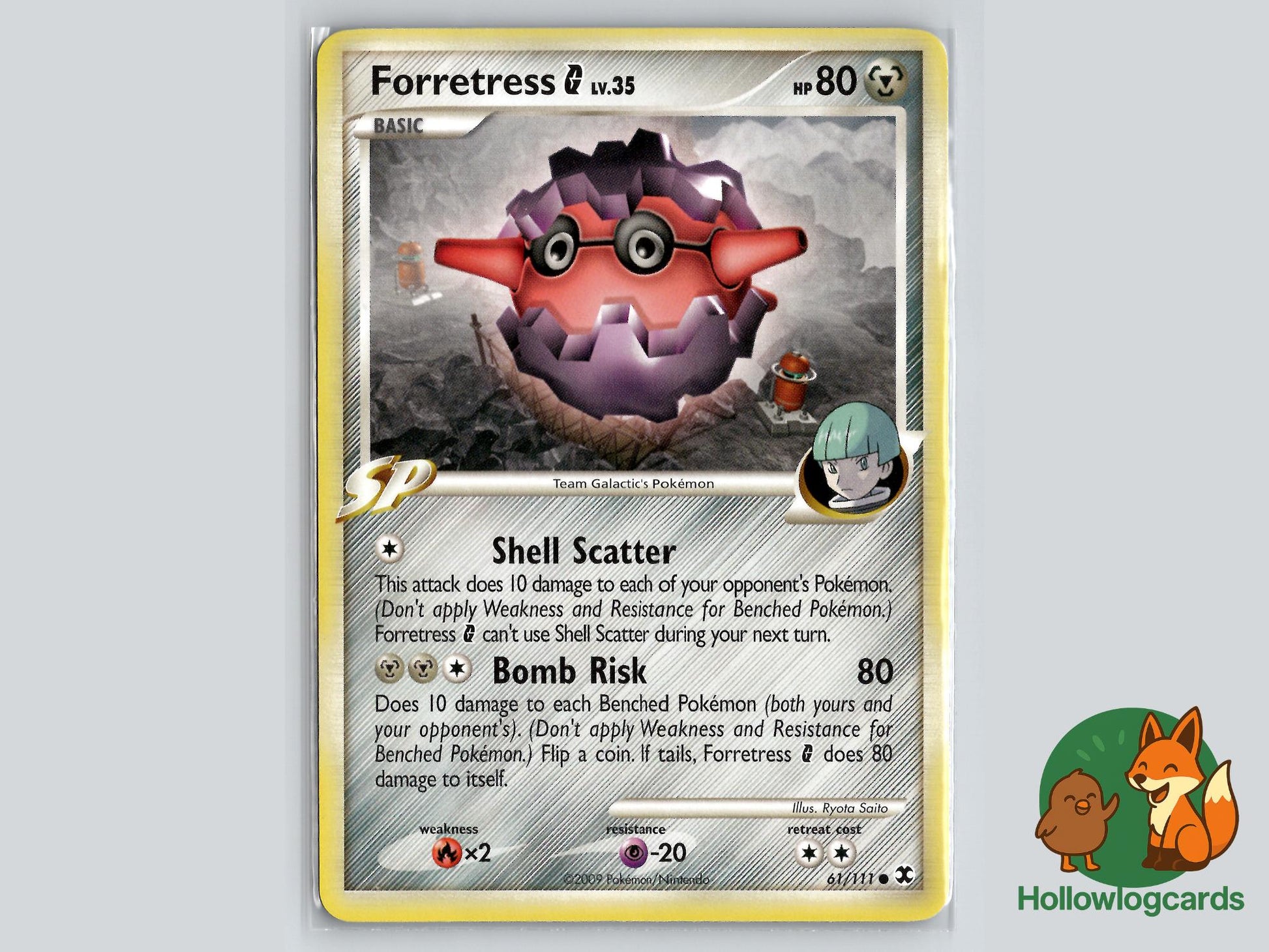 Forretress G (61/111) - Rising Rivals Pokémon Card