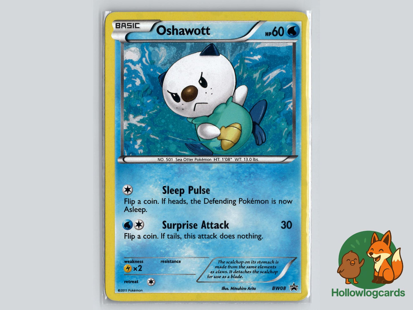 Oshawott (BW08) - Black And White Promo Pokémon Card