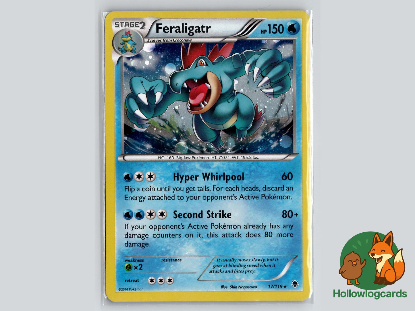 Feraligatr (17/119) - Phantom Forces Pokémon Card