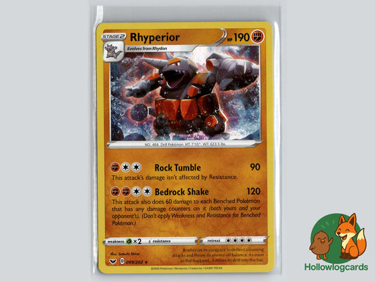 Rhyperior (099/202) - Sword & Shield Pokémon Card