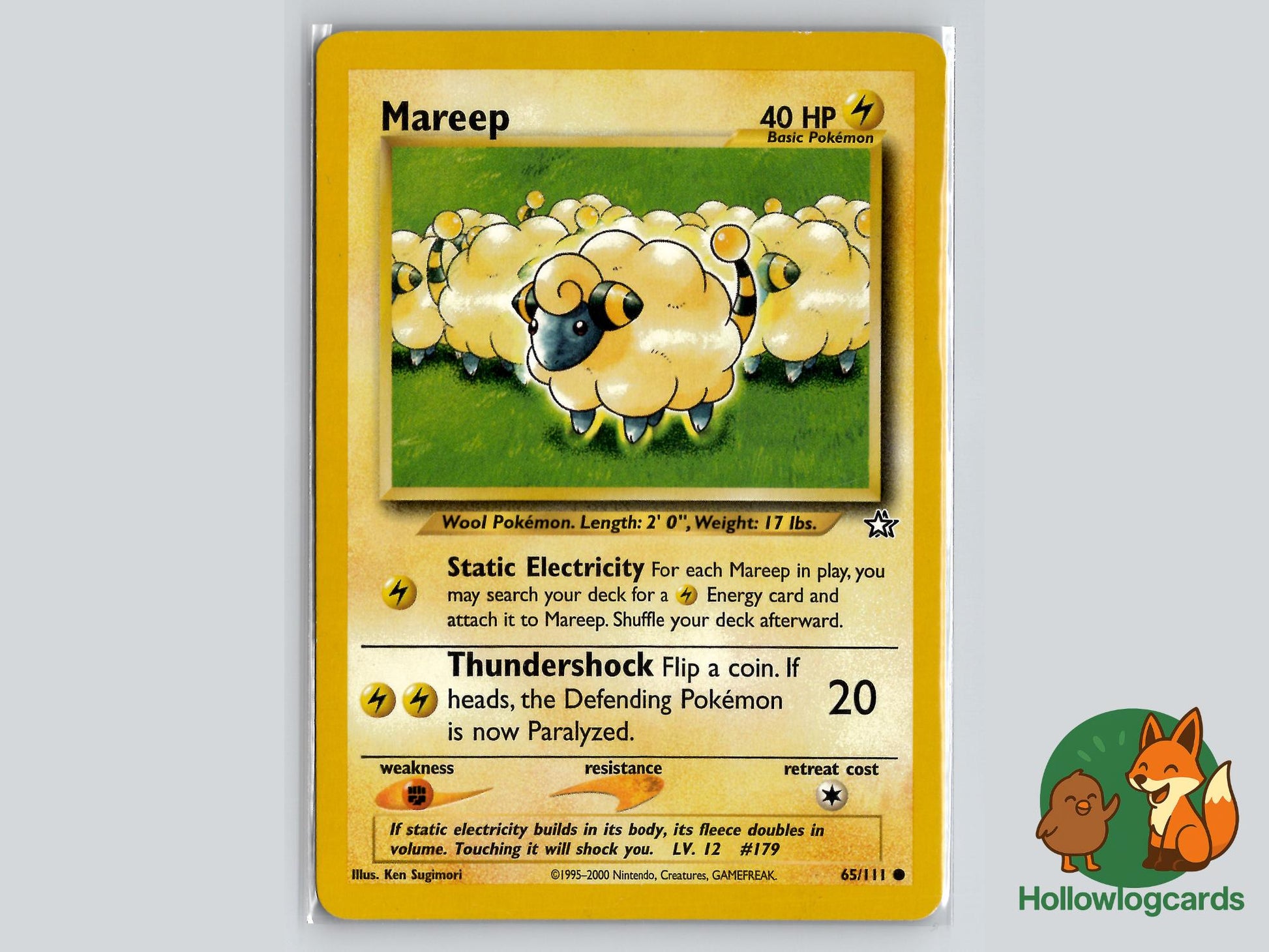 Mareep (65/111) - Neo Genesis Pokémon Card