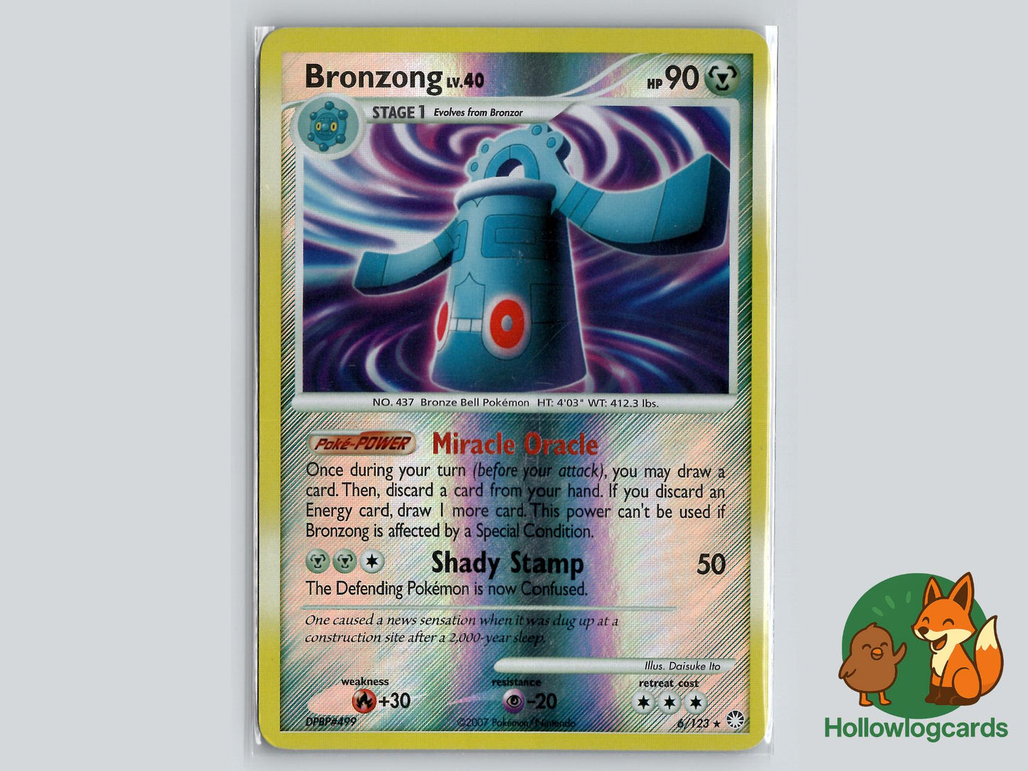 Bronzong (6/123) - Mysterious Treasures Pokémon Card