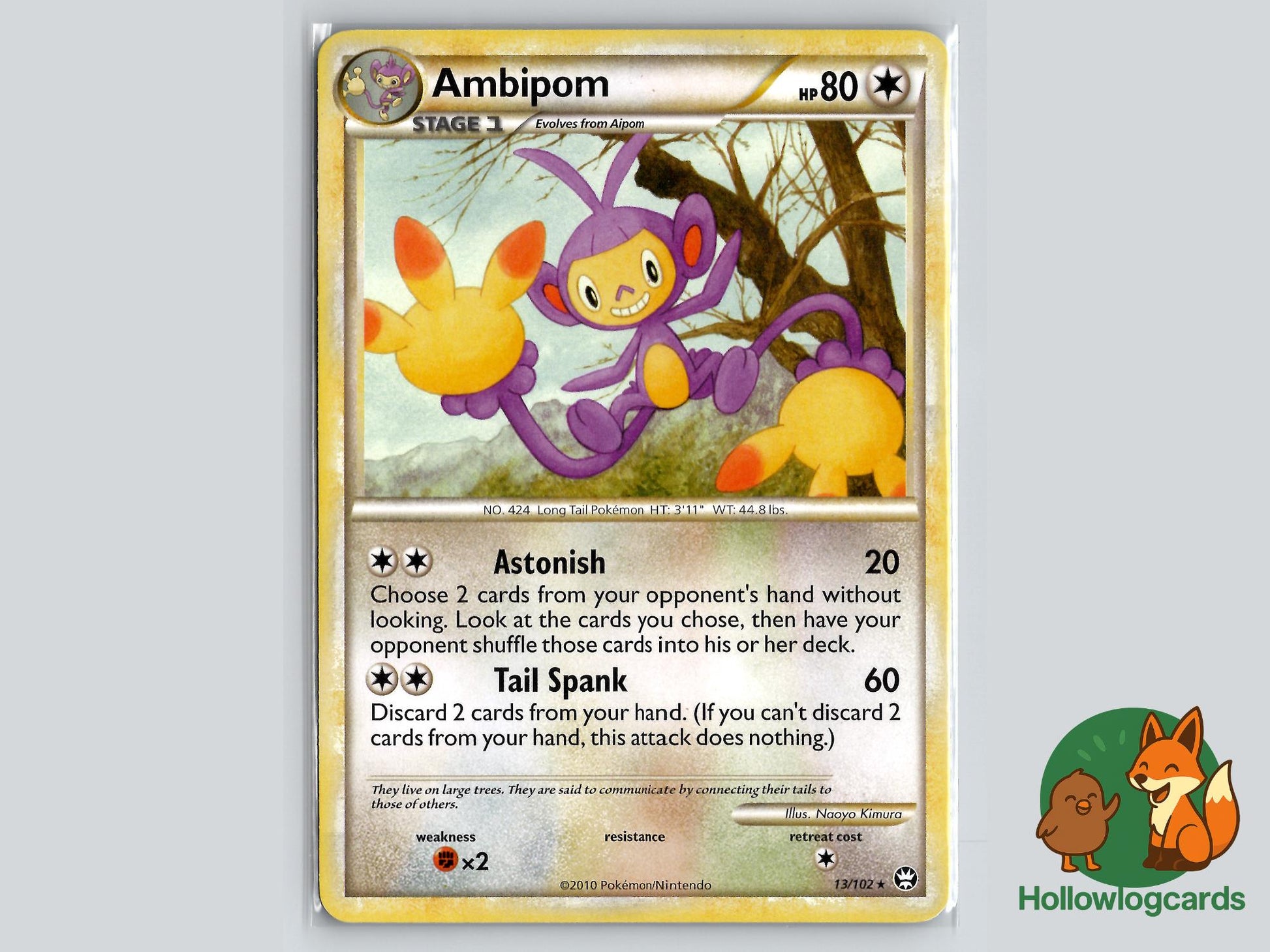 Ambipom (13/102) - Triumphant Pokémon Card