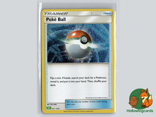 Poke Ball (021/034) - Trading Card Game Classic Pokémon Card