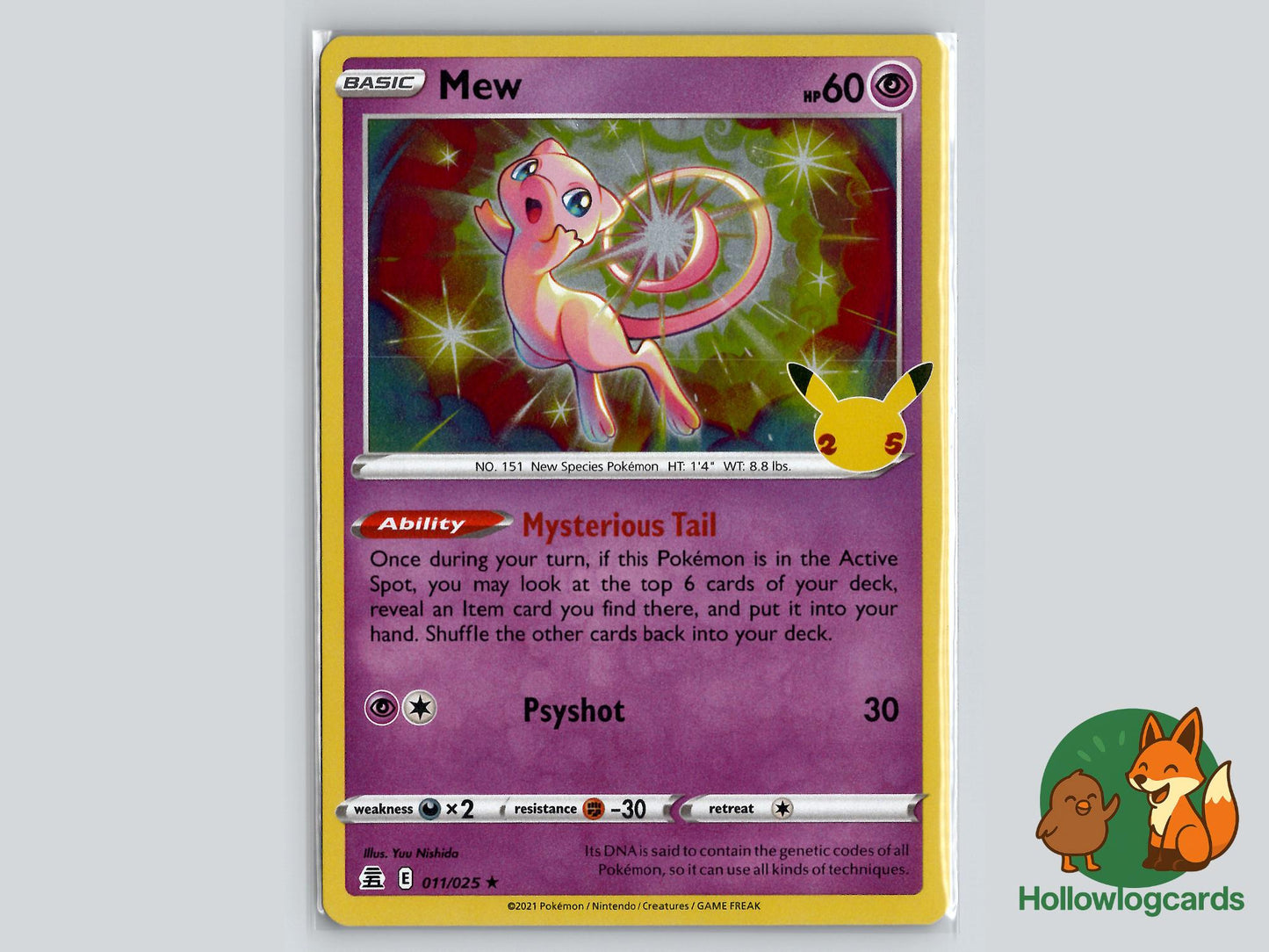 Mew (011/025) - Celebrations Pokémon Card
