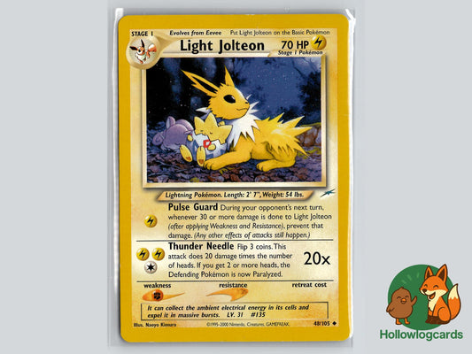 Light Jolteon (48/105) - Neo Destiny Pokémon Card