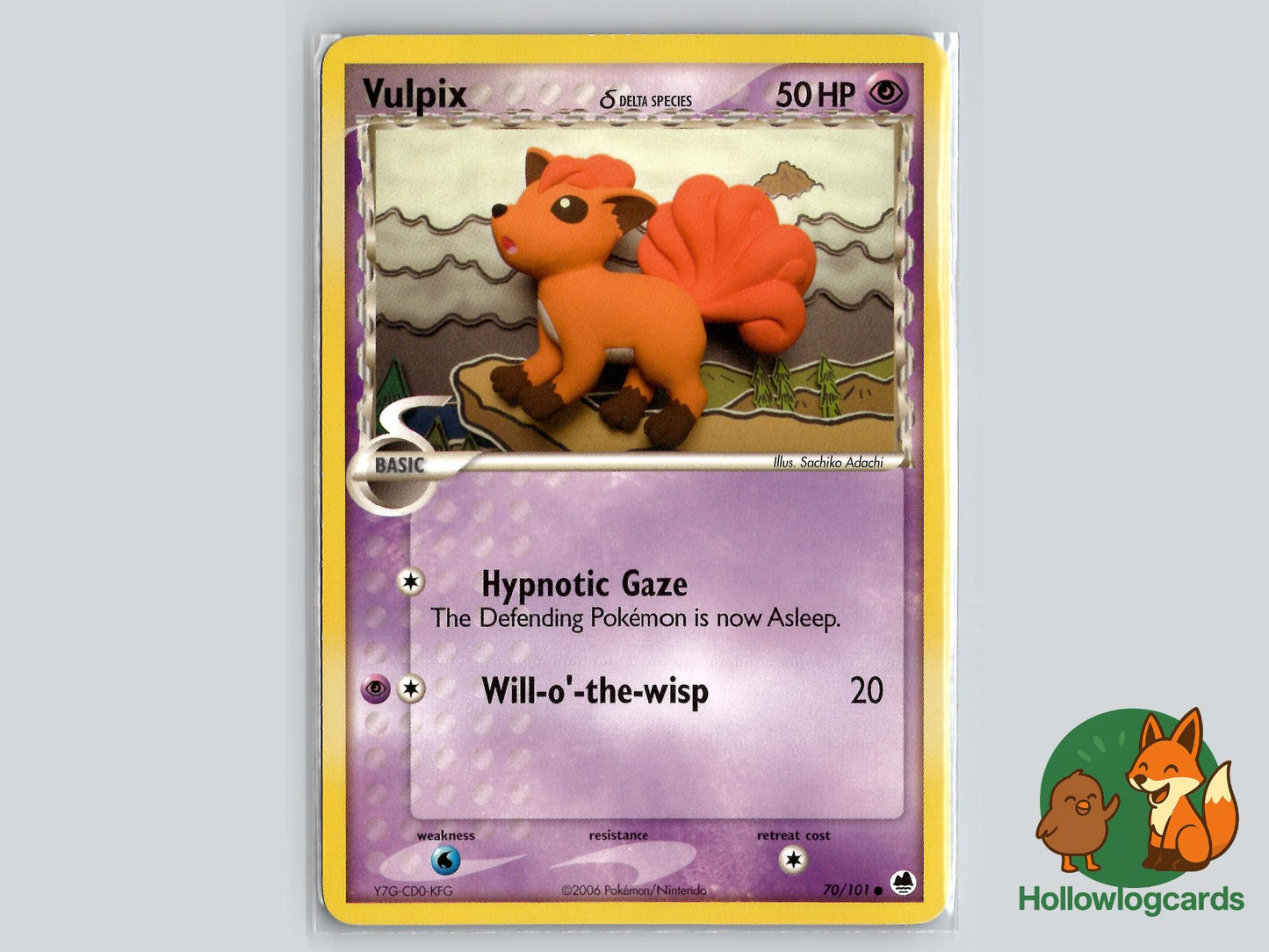 Vulpix (70/101) - Dragon Frontiers Pokémon Card