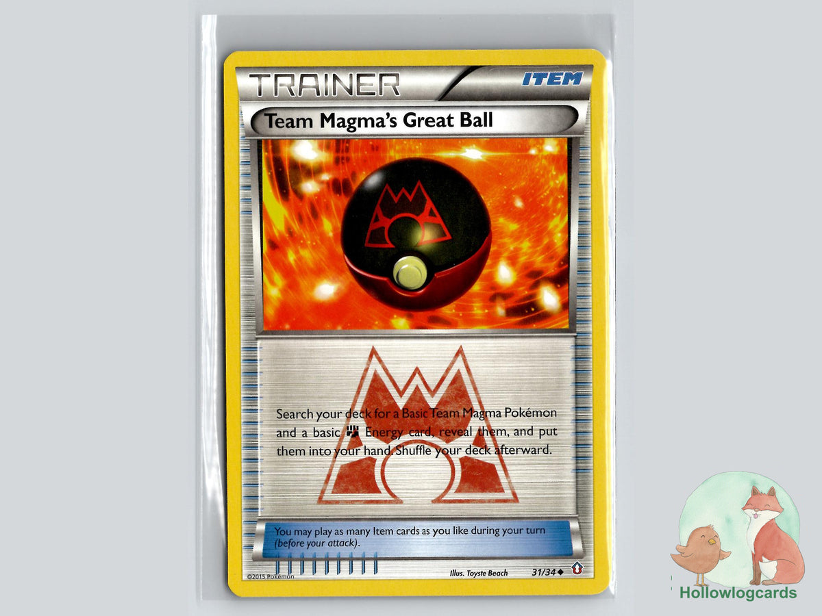 Team Magma's Great Ball (31/34) - Double Crisis Pokémon Card