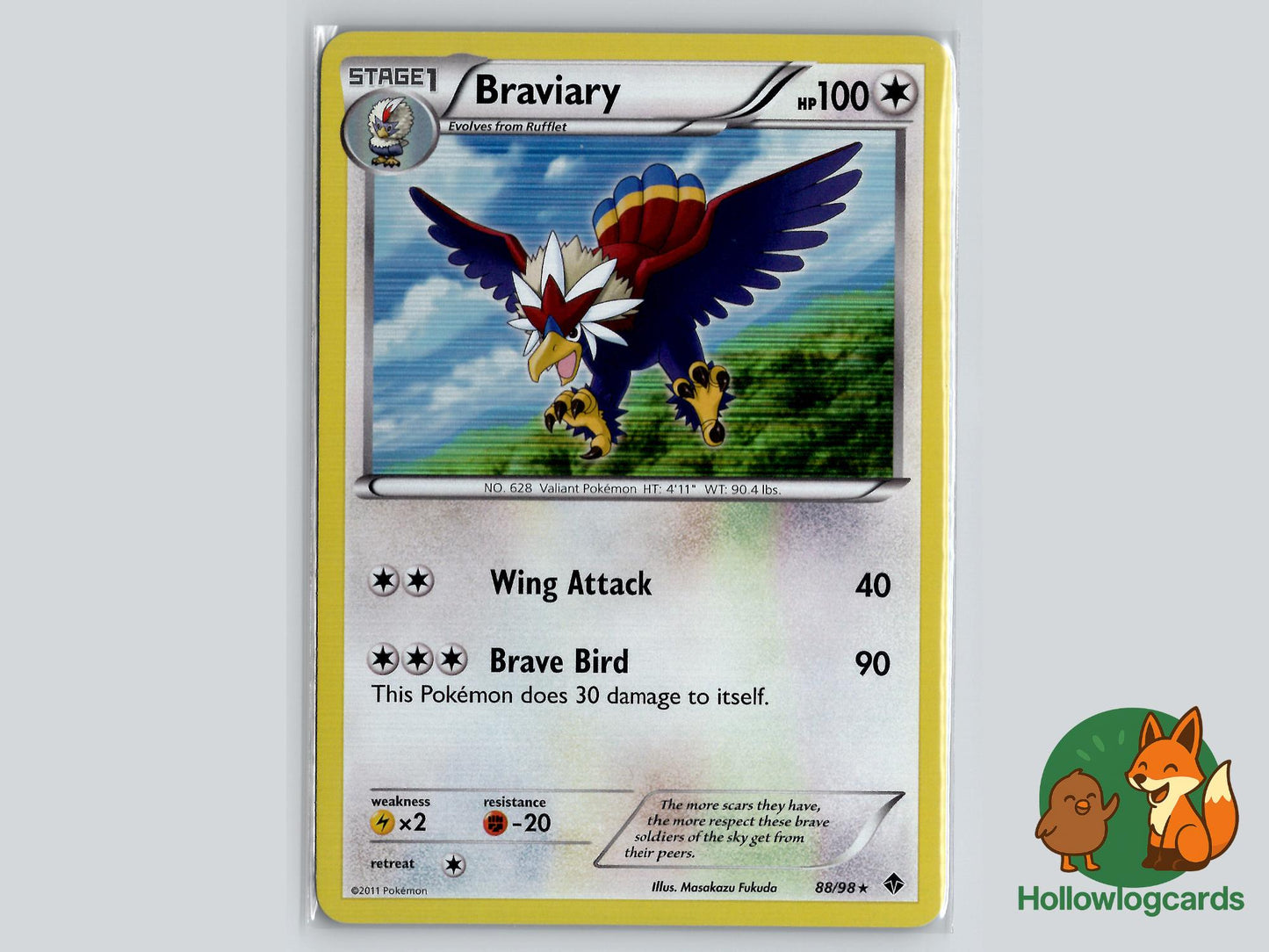 Braviary (88/98) - Emerging Powers Pokémon Card