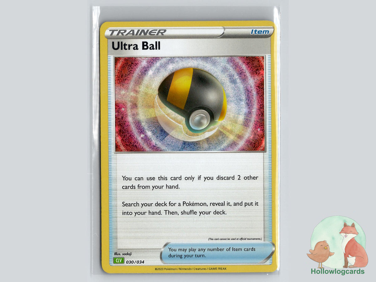 Ultra Ball (030/034) - Trading Card Game Classic Pokémon Card