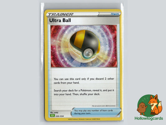 Ultra Ball (030/034) - Trading Card Game Classic Pokémon Card