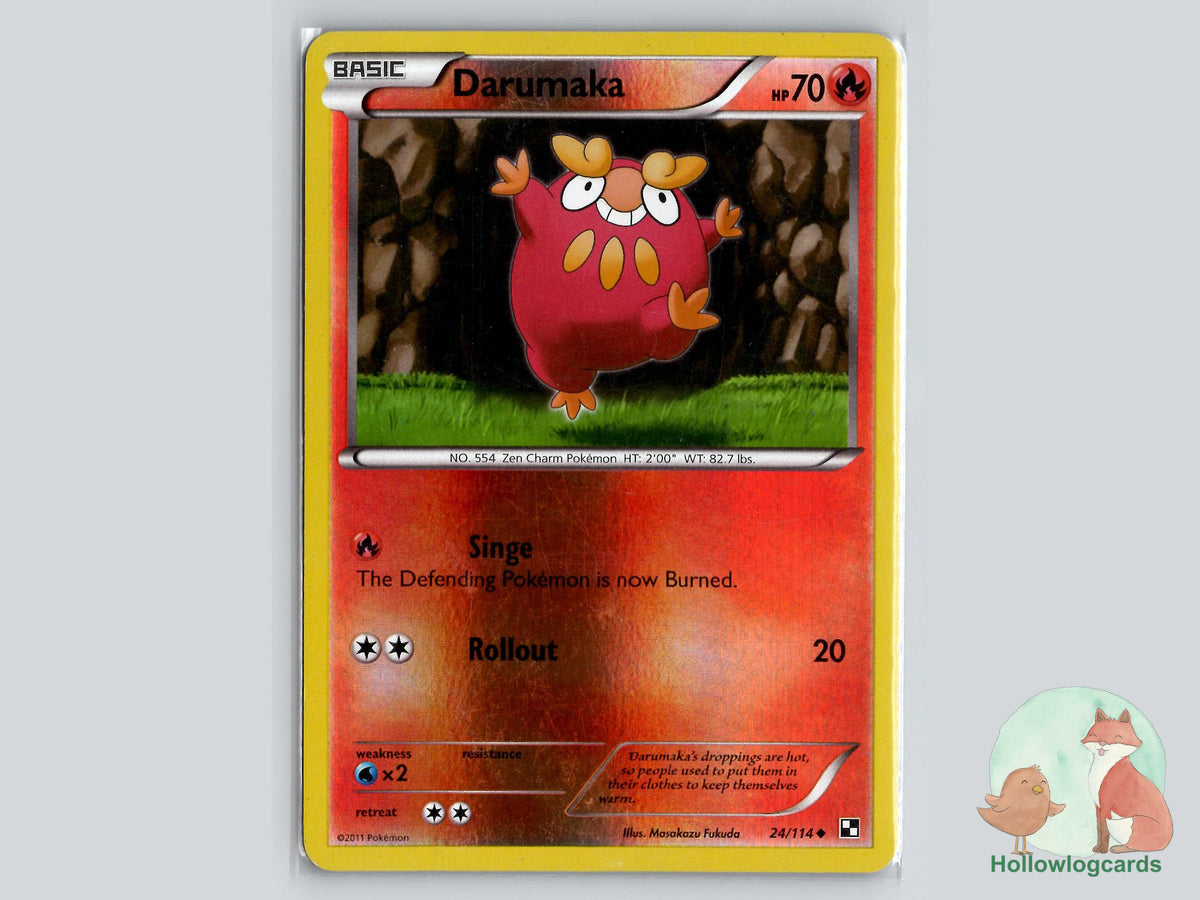 Darumaka (24/114) - Black & White Pokémon Card