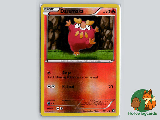 Darumaka (24/114) - Black & White Pokémon Card