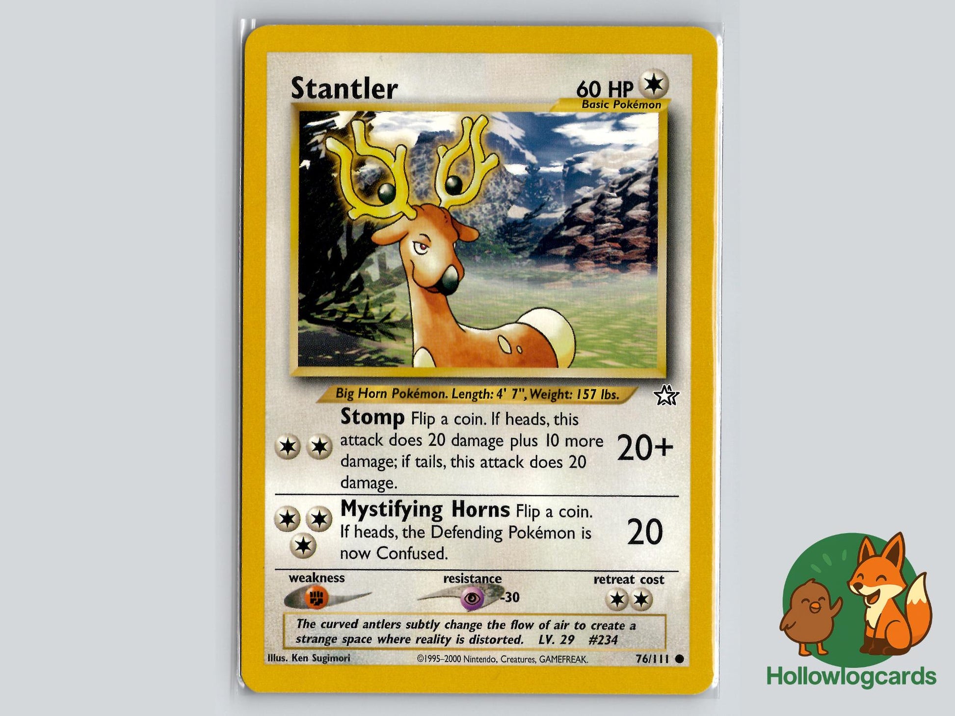 Stantler (76/111) - Neo Genesis Pokémon Card