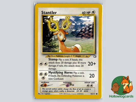 Stantler (76/111) - Neo Genesis Pokémon Card