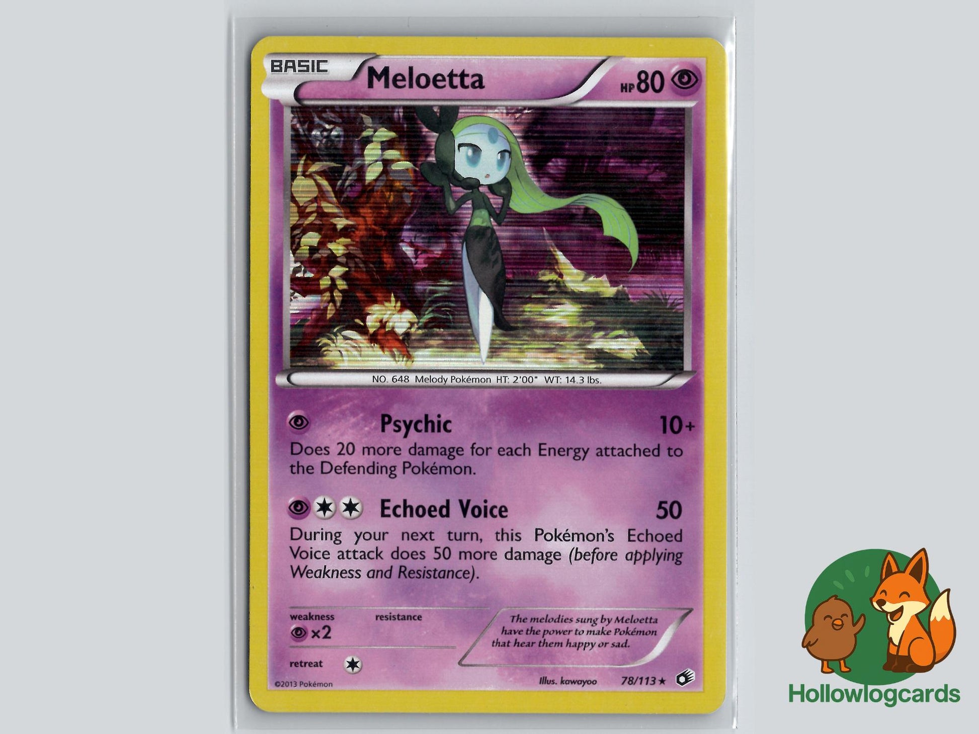 Meloetta (78/113) - Legendary Treasures Pokémon Card