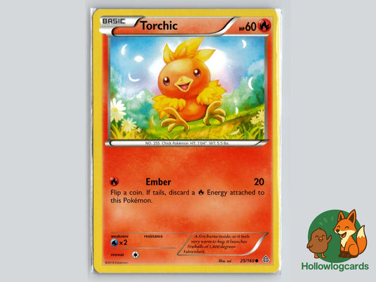 Torchic (25/160) - Primal Clash Pokémon Card