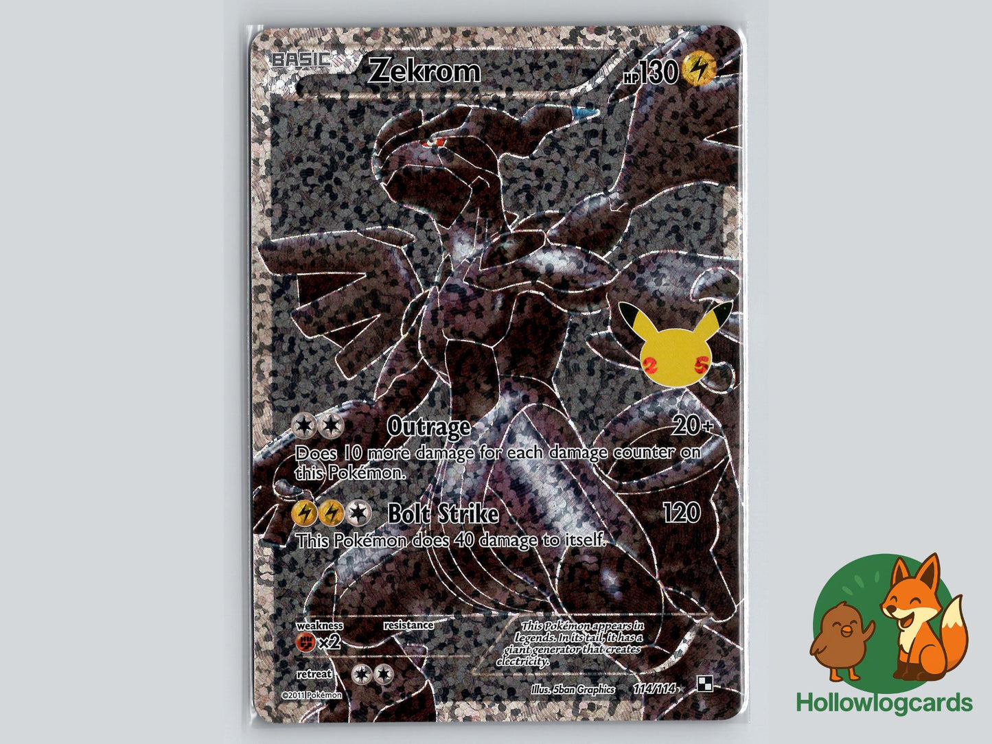 Zekrom (114/114) - Celebrations: Classic Collection Pokémon Card