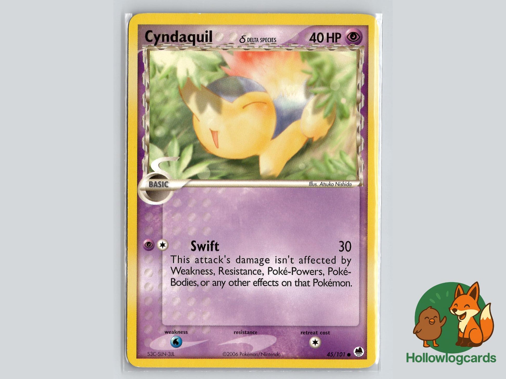 Cyndaquil (45/101) - Dragon Frontiers Pokémon Card