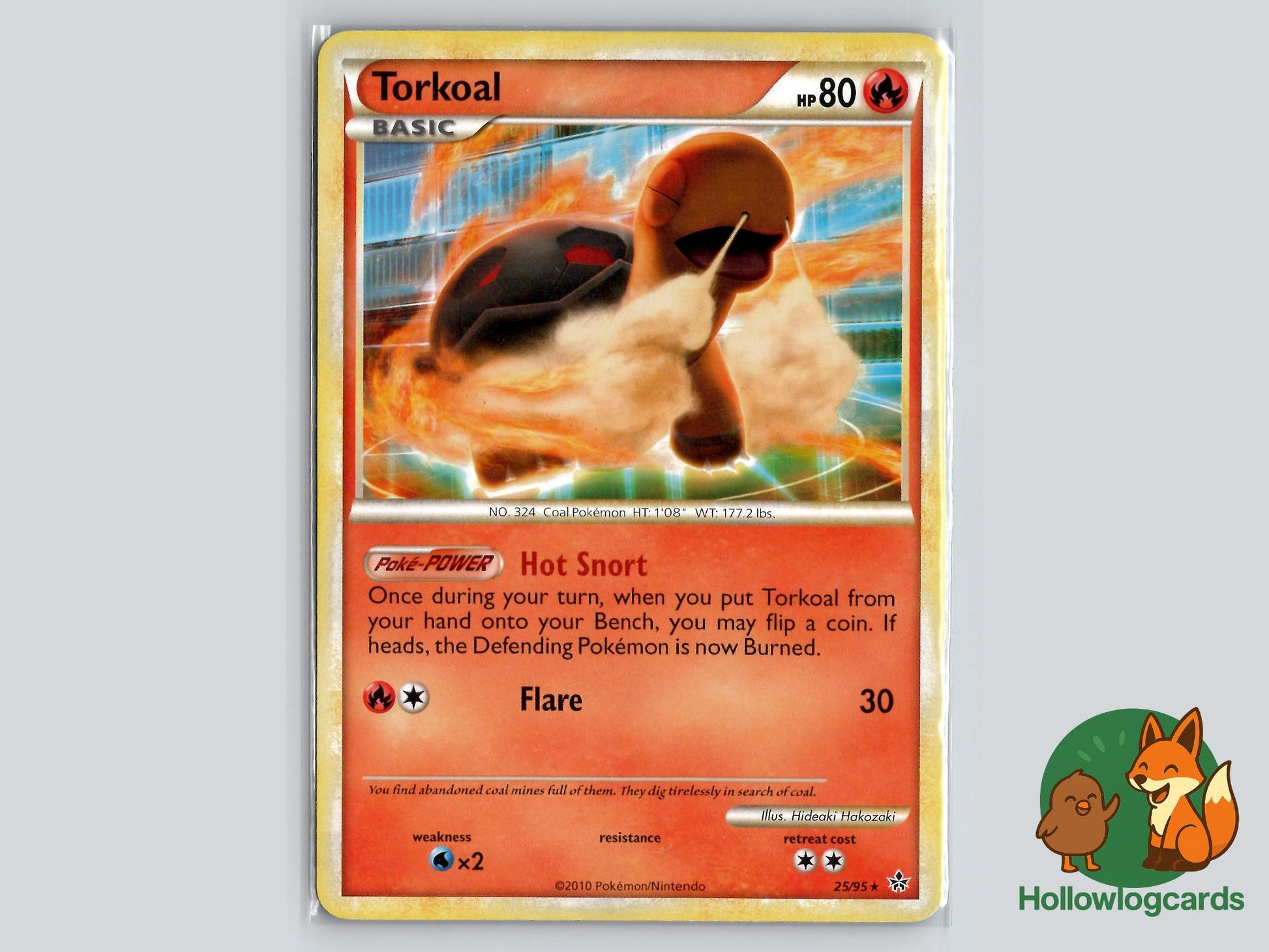 Torkoal (25/95) - Unleashed Pokémon Card
