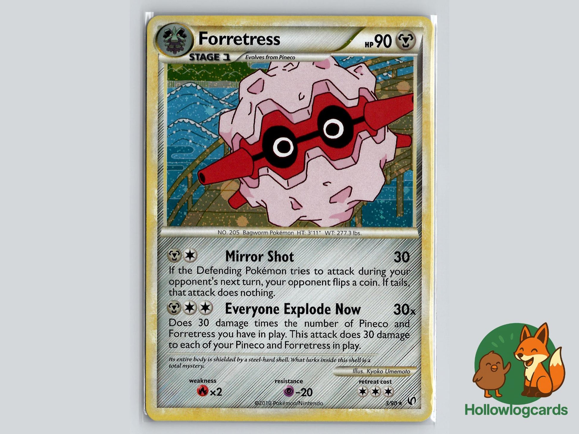 Forretress (3/90) - Undaunted Pokémon Card