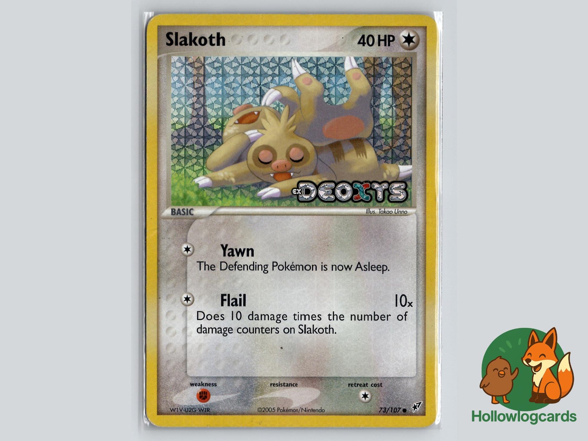 Slakoth (73/107) - Deoxys Pokémon Card