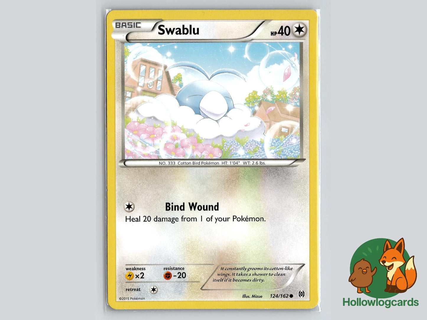 Swablu (124/162) - BREAKthrough Pokémon Card
