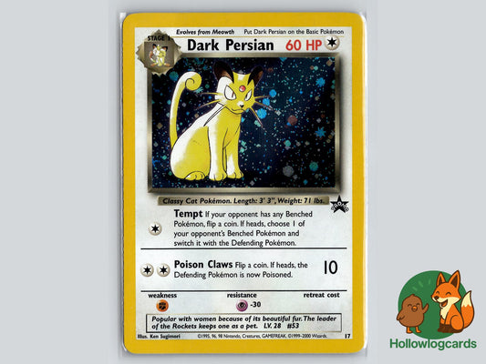 Dark Persian (17) - Wizards Black Star Promos Pokémon Card