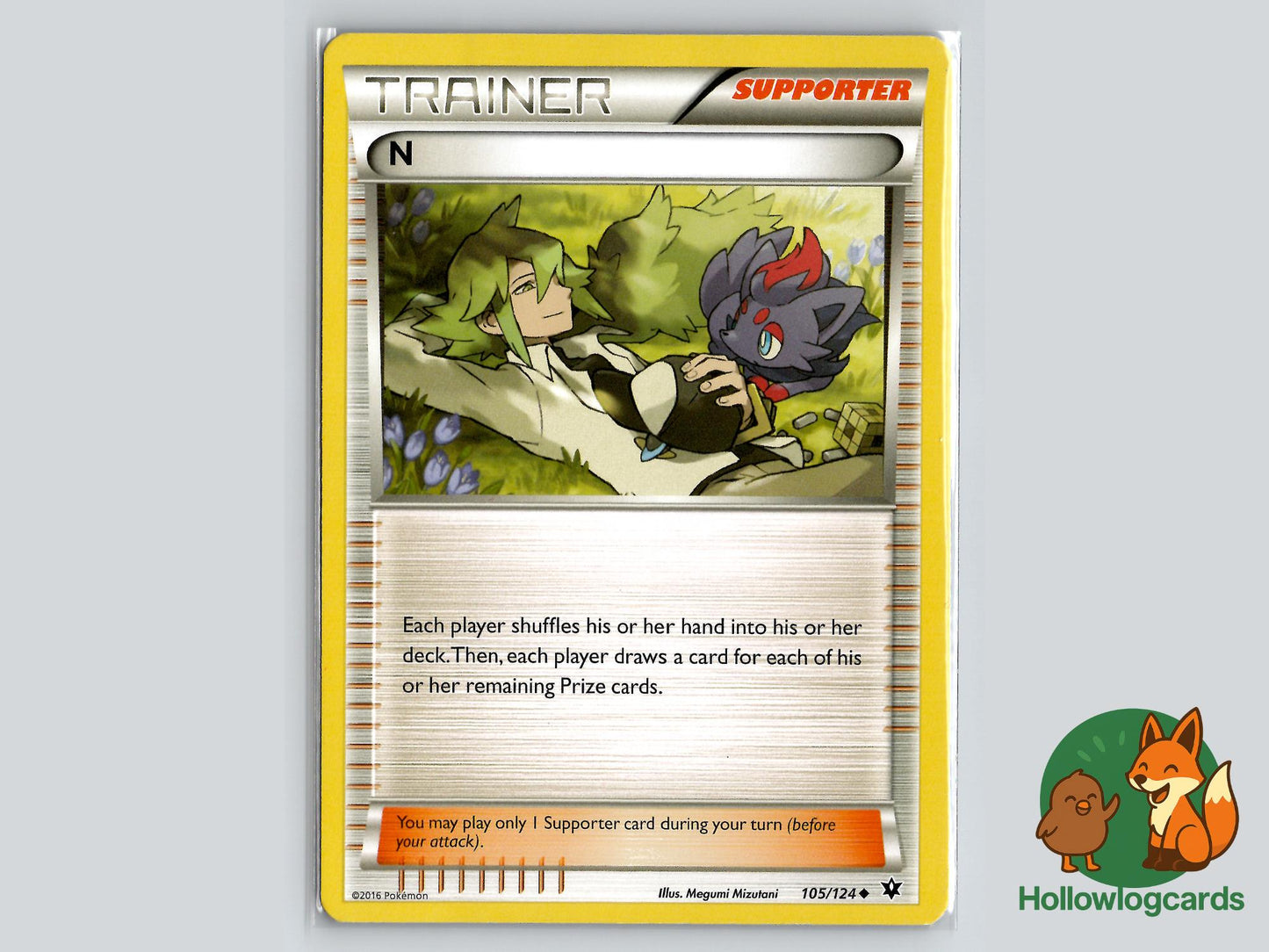 N (105/124) - Fates Collide Pokémon Card