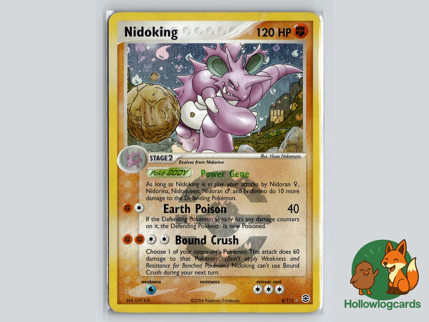 Nidoking (8/112) - FireRed & LeafGreen Pokémon Card
