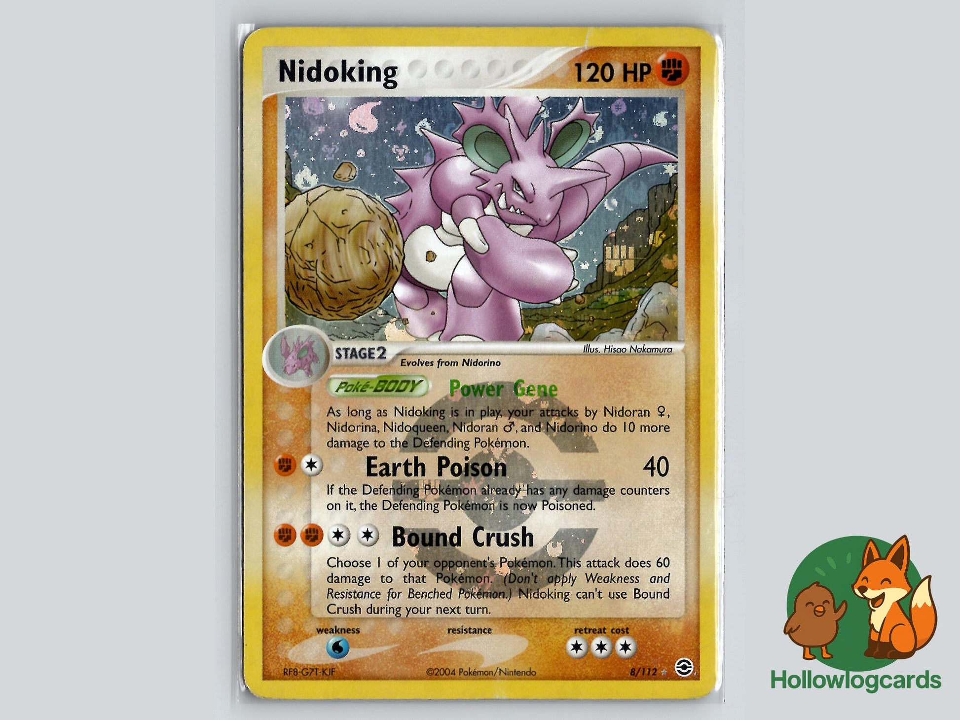 Nidoking (8/112) - FireRed & LeafGreen Pokémon Card