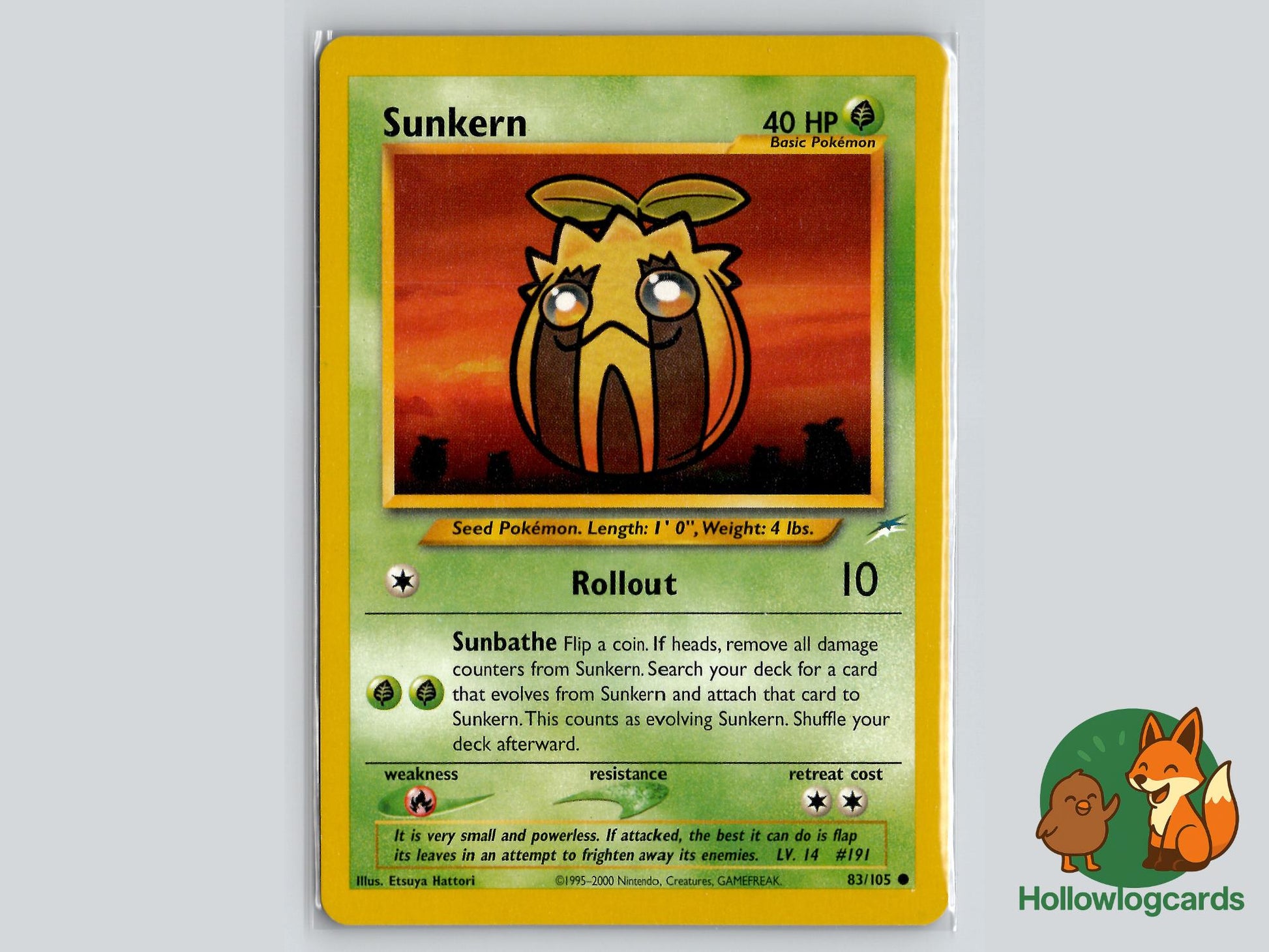 Sunkern (83/105) - Neo Destiny Pokémon Card